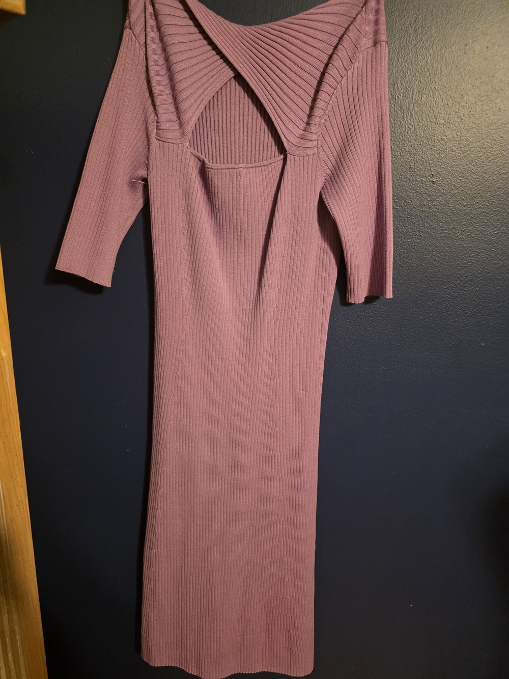 Daily Ritual Lilac Ribbed Maxi Dress - Picture 5 of 5